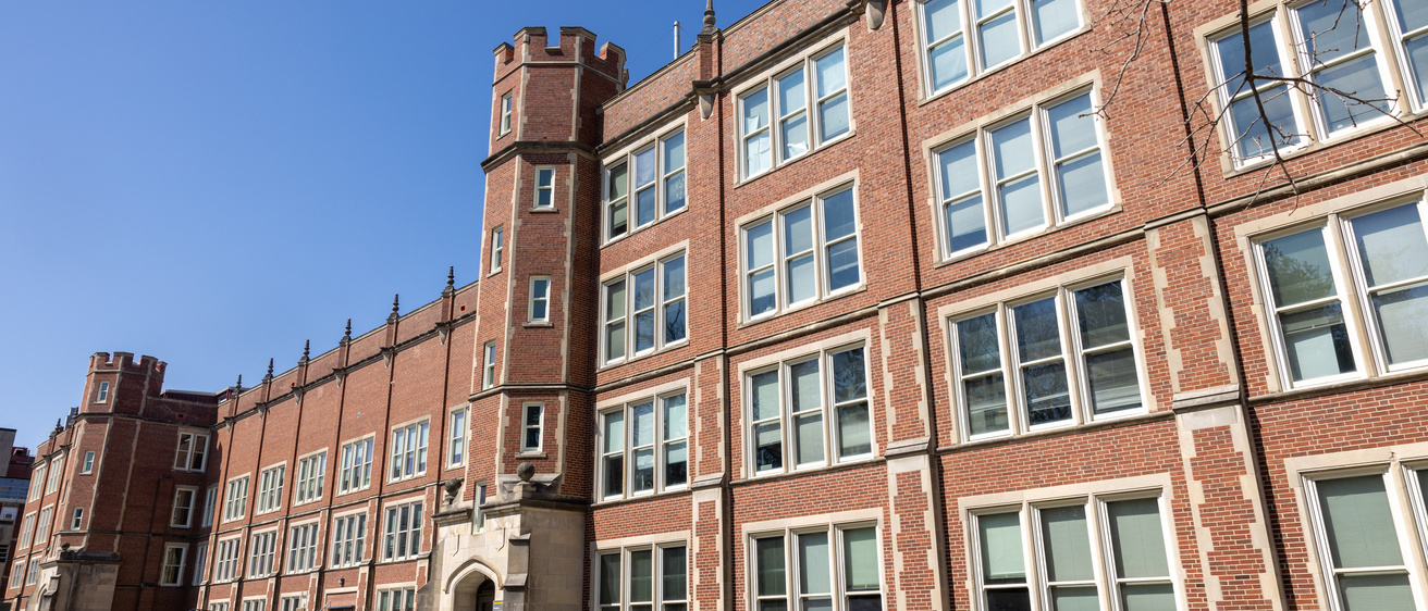 Outside view of the Medical Laboratories